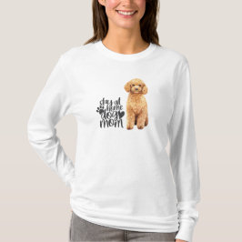 Camiseta Tan Poodle - Quédate En Casa Perro Mamá