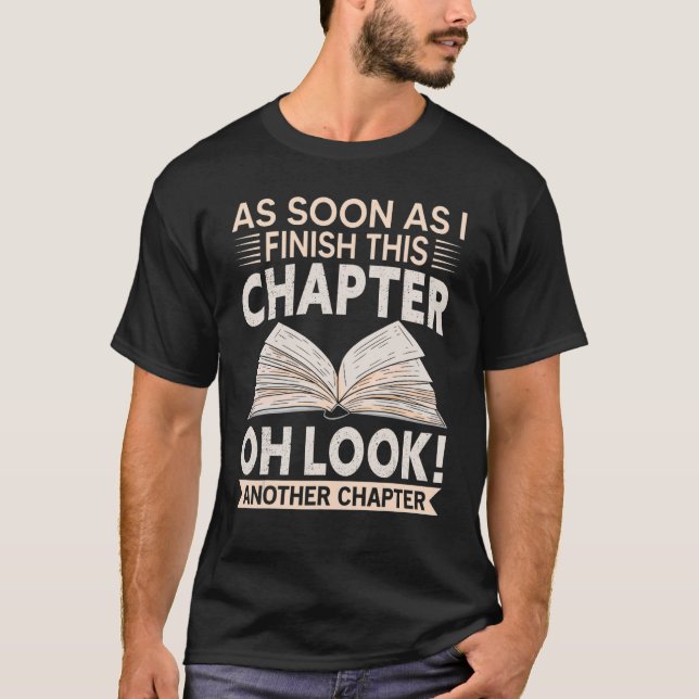 Camiseta Tan pronto como termine este Bookworm Chapter (Anverso)