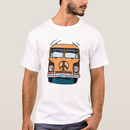 Camiseta Tan retro Hippie Van Vintage Colores Art