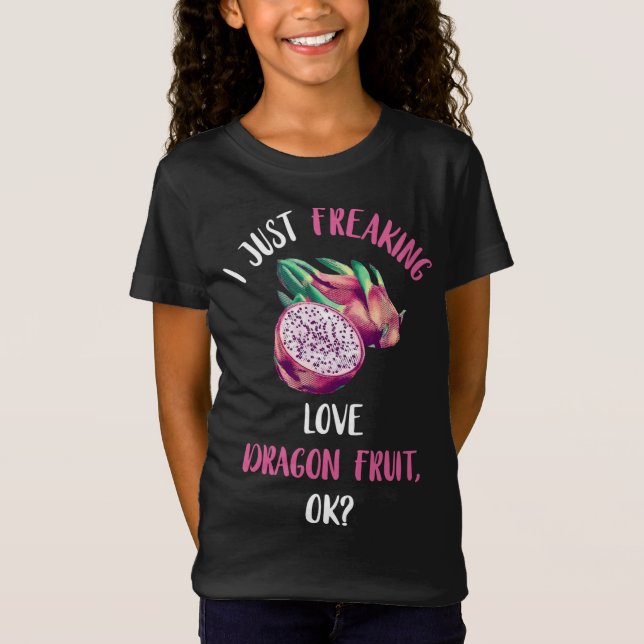 Camiseta Tan solo conmovedor amor Dragón Fruta exótica Pita (Anverso)