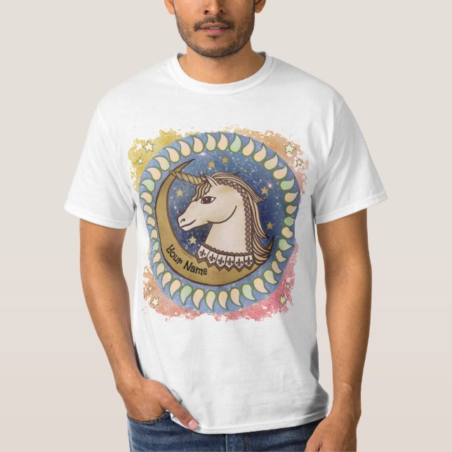 Camiseta Tan valiente Unicornio (Anverso)