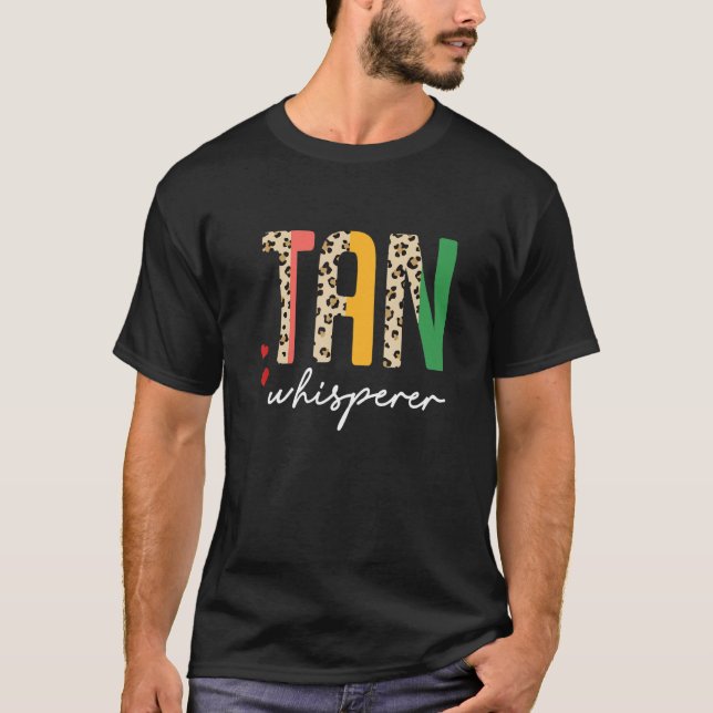 Camiseta Tan Whisperer Tan Slayer Spray Tanning Tech Half L (Anverso)