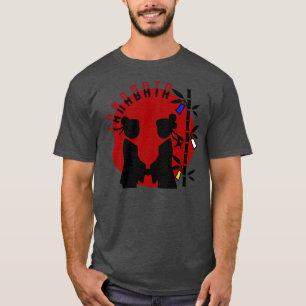 Camiseta Tanabata Couple Silhouette