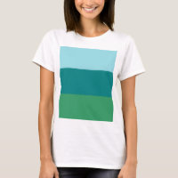 Tanager Turquesa, Azul Teal y Verde Kelly Horiz