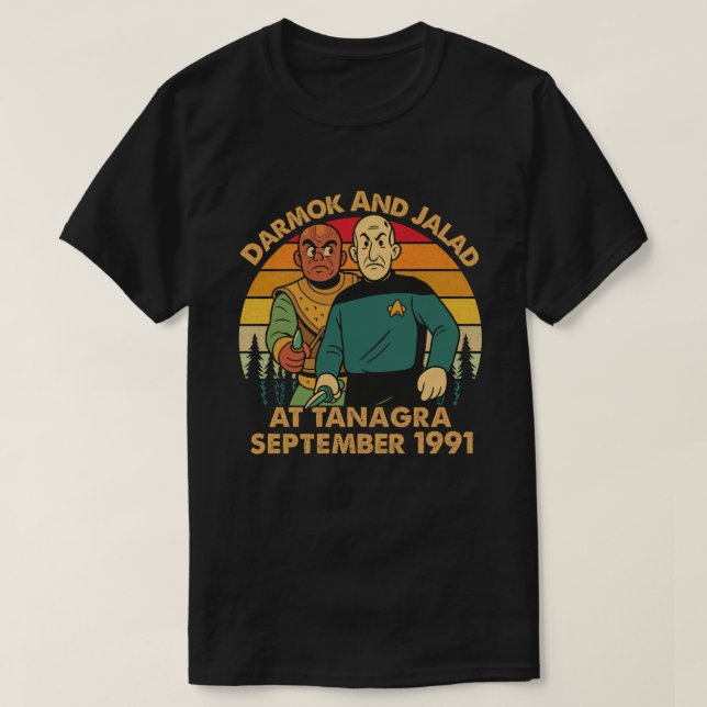 Camiseta Tanagra Dialogue - September's Epic Encounter (Diseño del anverso)