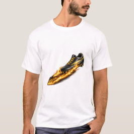 Camiseta Tanda de Fuego de Botín de Fútbol | Diseño Deporti