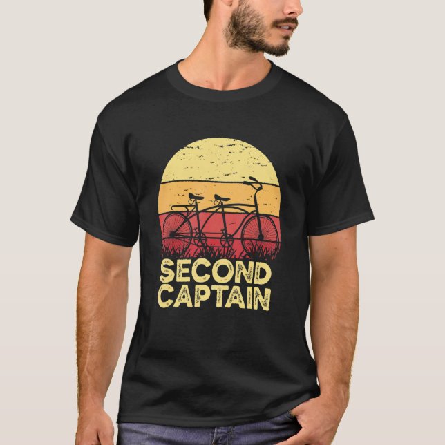 Camiseta Tandem Bicicleta Segundo Capitán Tandem (Anverso)