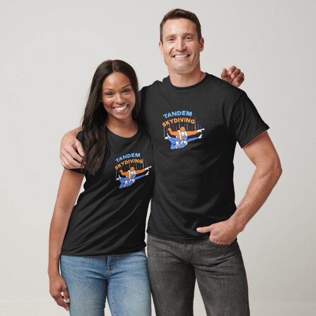 Camiseta Tandem Skydiver Design for Parachuting Fans (Unisexo)