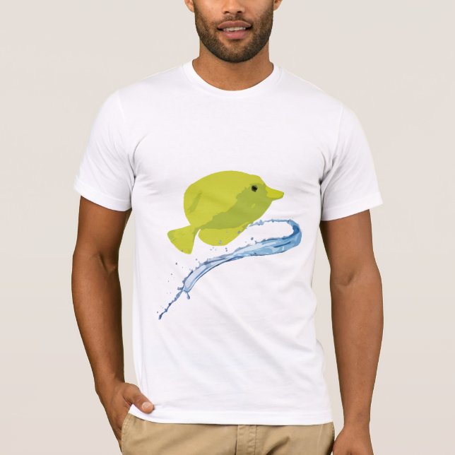 Camiseta Tang amarillo estilizado (Anverso)