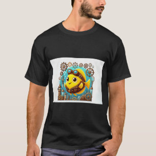 Camiseta Tang amarillo steampunk