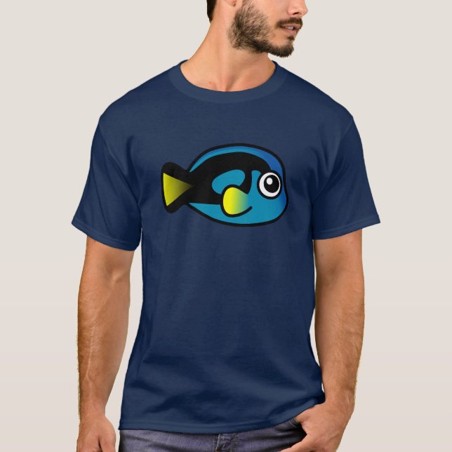 Camiseta Tang azul lindo (Anverso)