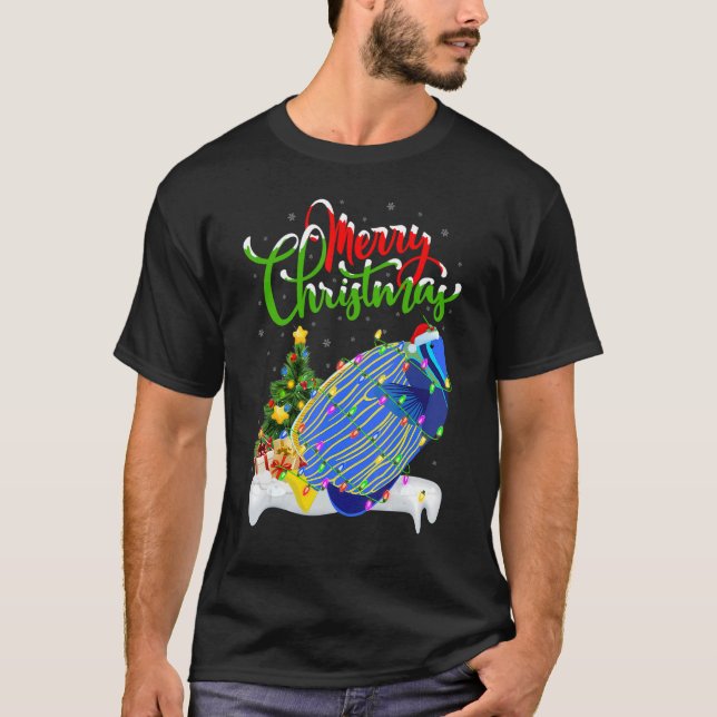 Camiseta Tang Fish Xmas Decoraciones Tang Fish Navidades (Anverso)