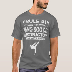 Camiseta Tang Soo Do Instructor Artes Marciales Coreanas