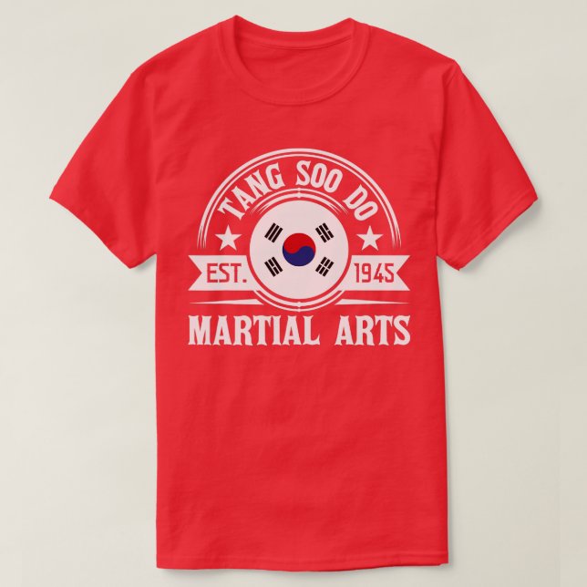 Camiseta Tang Soo Do Taekwondo Artes Marciales Mixtas MMA 1 (Diseño del anverso)