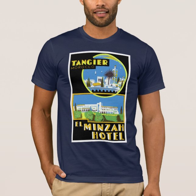 Camiseta ~ Tánger del hotel del EL Minzah (Anverso)