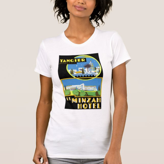 Camiseta ~ Tánger del hotel del EL Minzah (Anverso)