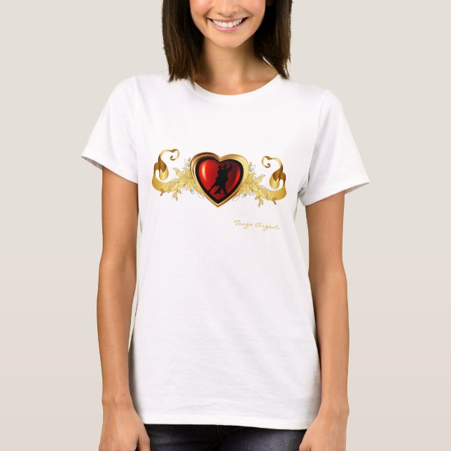Camiseta Tango Christmas gold (Anverso)
