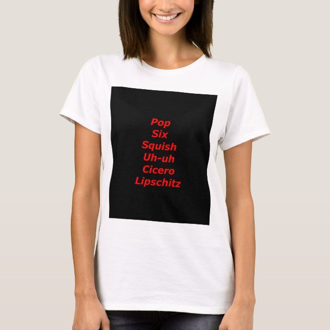 Camiseta Tango de bloque celular (Anverso)