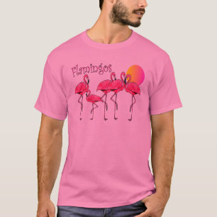 Camiseta Tango del flamenco en la puesta del sol--Camisetas