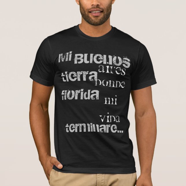 Camiseta Tango del querido del MI Buenos Aires (Anverso)