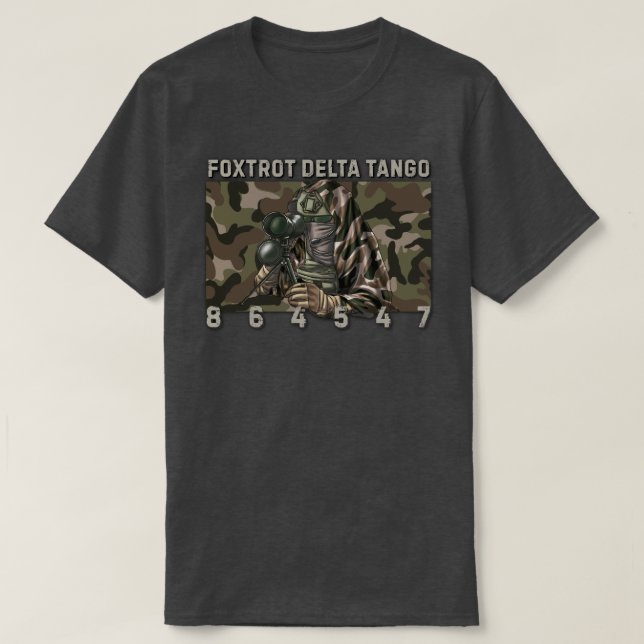 Camiseta Tango delta Foxtrot 864547 (Diseño del anverso)