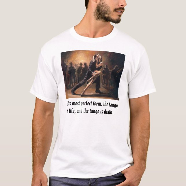 Camiseta tango en su forma más perfecta, el moreno… (Anverso)