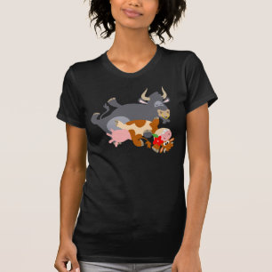 Camiseta ¡Tango!! (toro y vaca del dibujo animado) camiset