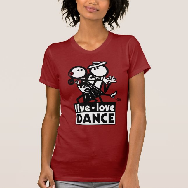 CAMISETA TANGO VIVO DE LA DANZA DEL AMOR (Anverso)