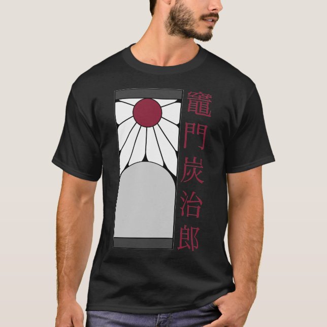 Camiseta Tanjiro Earring Demon Slayer Kimetsu No Yaiba T-Sh (Anverso)