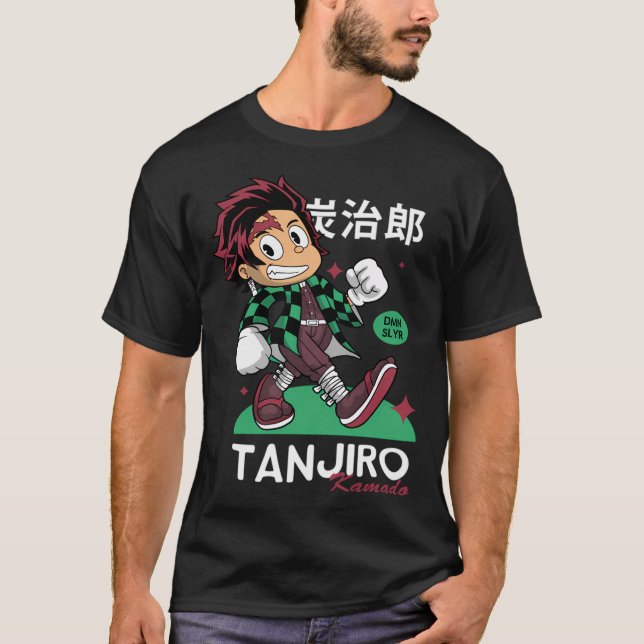 Camiseta Tanjiro Kamado Demon Slayer (Anverso)