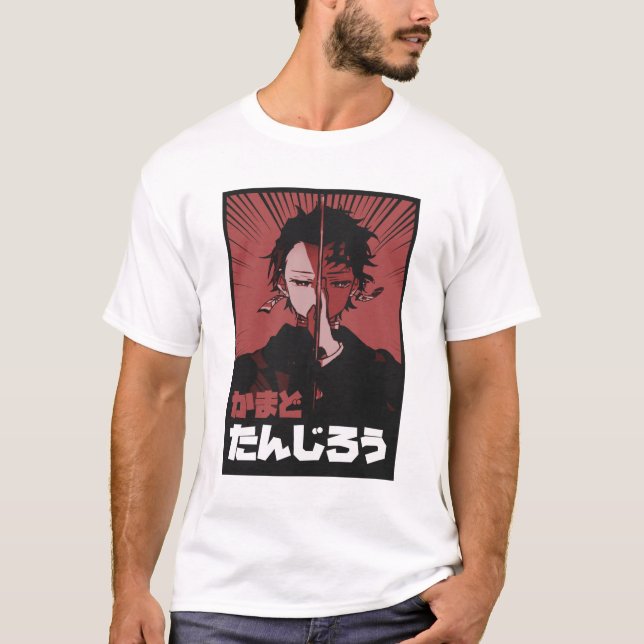 Camiseta Tanjiro Kamado | Kimetsu no Yaiba (Anverso)