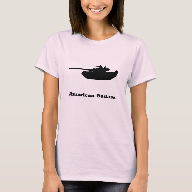 Camiseta Tank American Badass (Anverso)