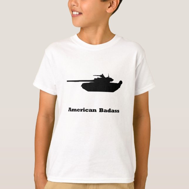 Camiseta Tank American Badass (Anverso)