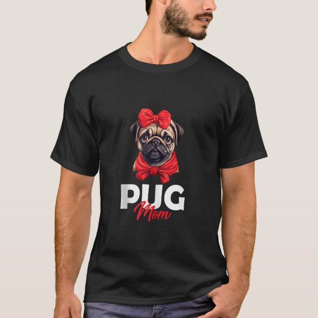 Camiseta Tank Mom Pug Keeper Perro Perro amante Día de la M (Anverso)