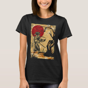 Camiseta Tank Retro de Combate de Vintage Japonés de Samura