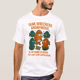 Camiseta Tank Wreckers Anonymous - Funny Oscar Cichlid