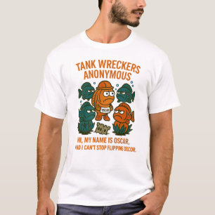 Camiseta Tank Wreckers Anonymous - Funny Oscar Cichlid