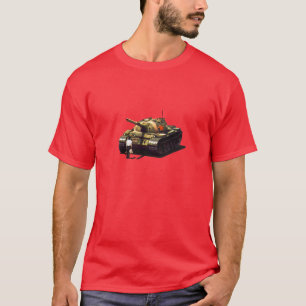 Camiseta tankman de la Plaza de Tiananmen - rojo