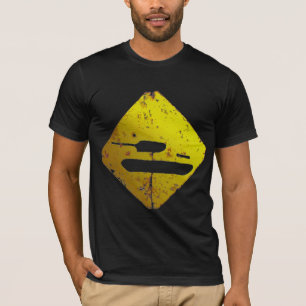 Camiseta tanks crossing - yellow