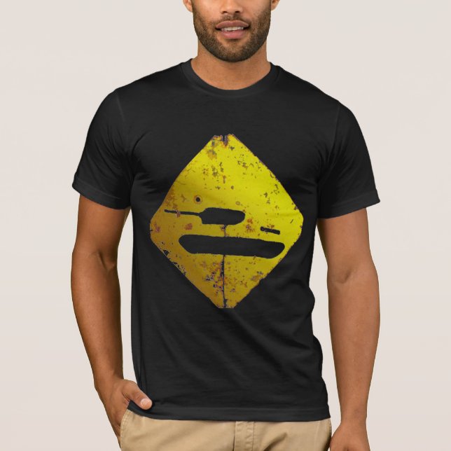 Camiseta tanks crossing - yellow (Anverso)