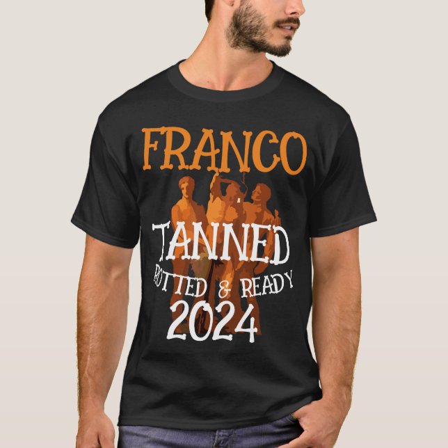 Camiseta Tanned Rested Ready NIXON 2024 FRANCO (Anverso)