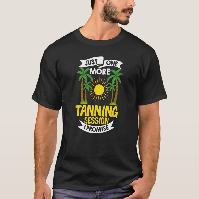 Camiseta Tanning Bed Tan Spray Salon Cita en el interior de (Anverso)
