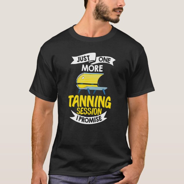 Camiseta Tanning Bed Tan Spray Salon Cita en el interior de (Anverso)