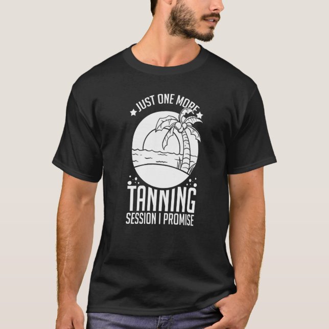 Camiseta Tanning Bed Tan Spray Salon Cita en el interior de (Anverso)