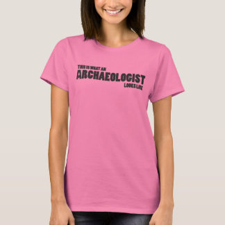 Camiseta Tanque "así es como se ve un arqueólogo"