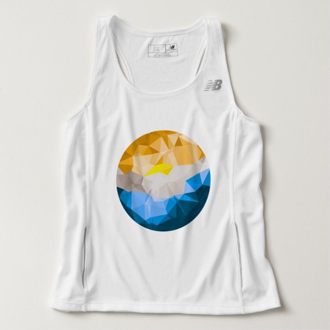 Camiseta Tanque atlético masculino (Diseño del anverso)