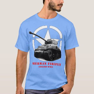 Camiseta Tanque de luciérnagas Sherman M4 WorldII