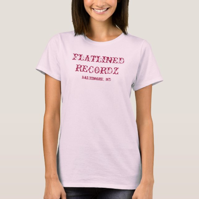 CAMISETA TANQUE DE S DE LAS MUJERES DEL PROMO DE FLATLINED (Anverso)