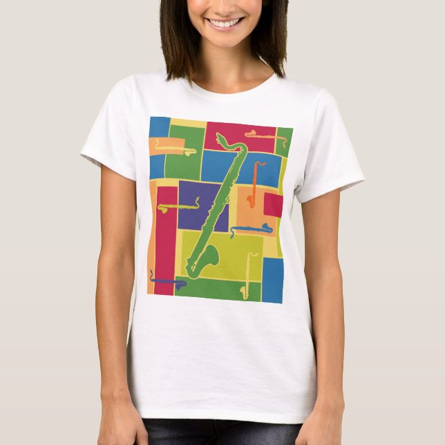 Camiseta Tanque de Spaghetti Colorblocks (Anverso)