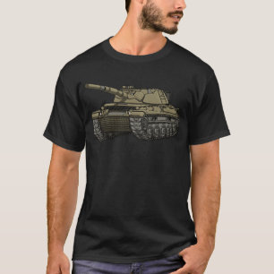 Camiseta Tanque de tiburones Segunda Guerra Mundial Tanque 